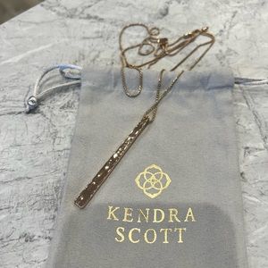 Kendra Scott rose gold adjustable necklace